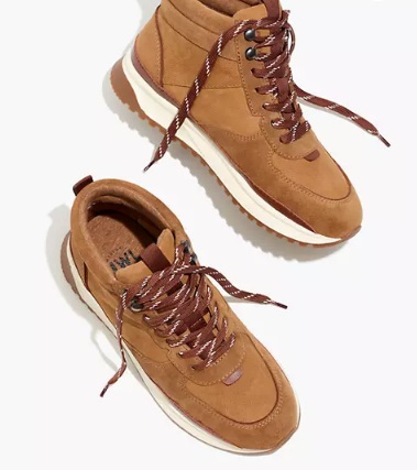 Sneaker Boot in Nubuck and Suede